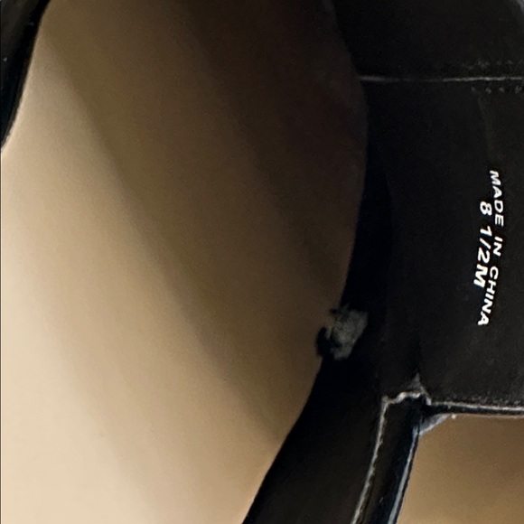 Banana Republic Black slide on Penny loafer Size 8 1/2 - Picture 12 of 13